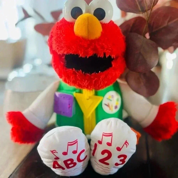 Hasbro Sesame Street Ready for School Elmo 14" Teaches Interactive Talking S1 - Picture 1 of 8